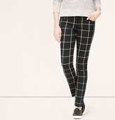 Thumbnail for your product : LOFT Tall Windowpane Bi-Stretch Ankle Pants in Marisa Fit