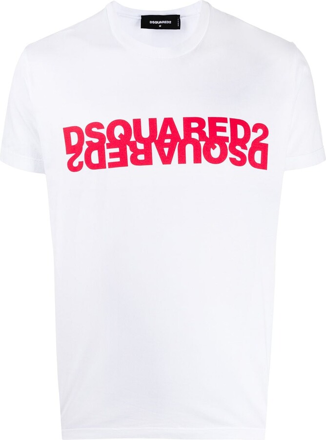 black and red dsquared t shirt