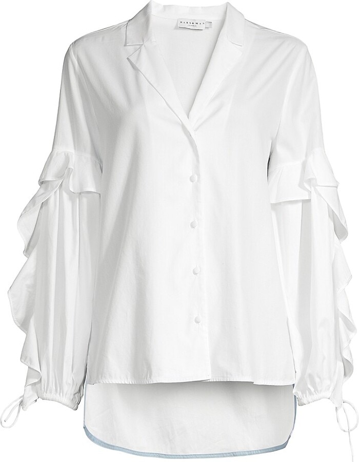 Ruffle Collar Tunic | ShopStyle