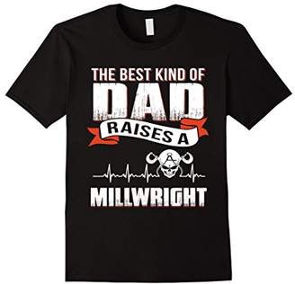 DAY Birger et Mikkelsen Father gift Best dad raise a millwright shirt