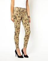 Thumbnail for your product : Denim & Supply Ralph Lauren by Ralph Lauren By Ralph Lauren Skinny Jeans In Python Print - Python print