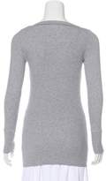 Thumbnail for your product : Brunello Cucinelli Monili-Trimmed Long Sleeve Top