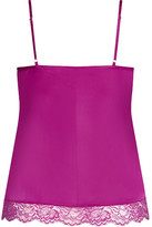 Thumbnail for your product : City Chic Slinky Cami Set - cerise