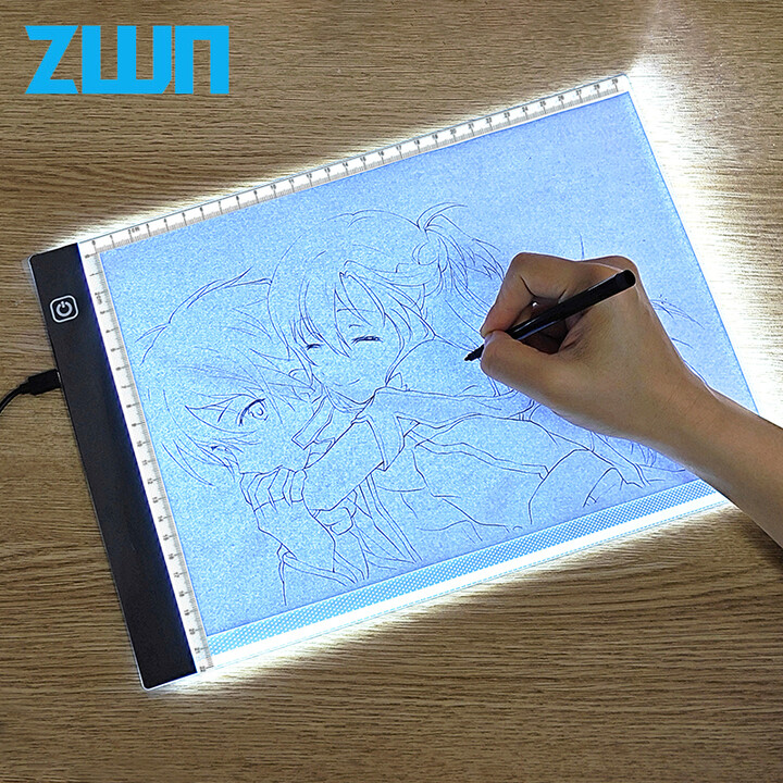 zwn A3/A4/A5 3-Level Dimming Led Drawing Copy Pad Board Children & apos;s Toy Painting Educational Kids Grow Creative Gifts For Children