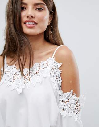 Jessica Wright Cold Shoulder Top