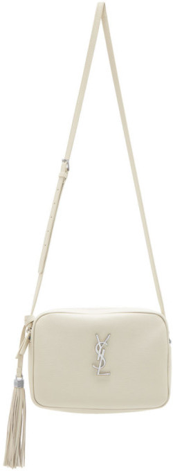 ysl camera bag white