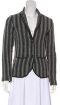 Thumbnail for your product : Eleventy Wool Button-Up Jacket Grey Wool Button-Up Jacket