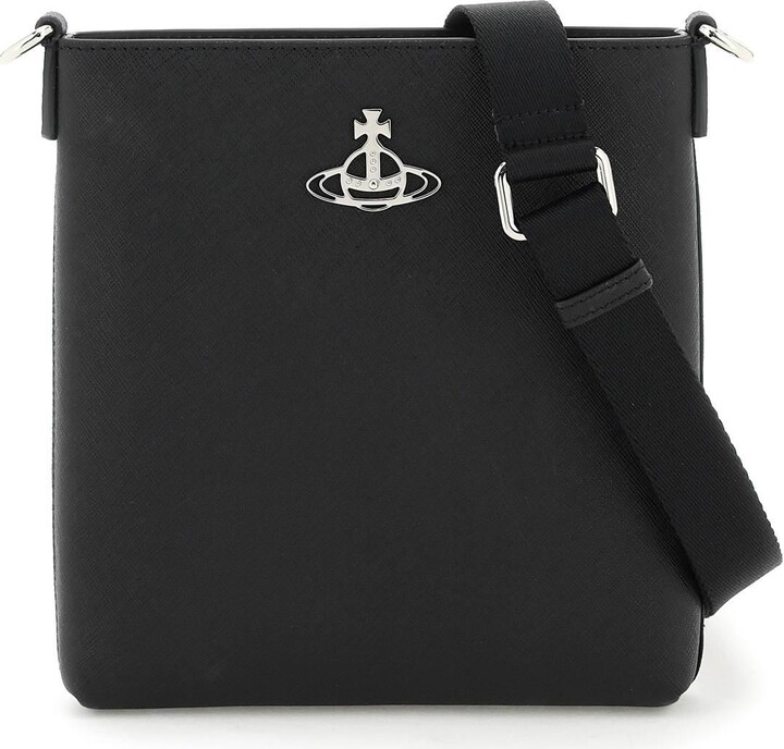 Vivienne Westwood Saffiano Leather Crossbody Bag - ShopStyle