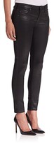 Thumbnail for your product : AG Jeans Mid-Rise Leatherette Ankle Leggings