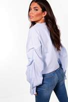 Thumbnail for your product : boohoo Tall Wrap Blouse