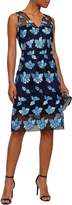 Thumbnail for your product : Elie Tahari Floral-appliqued Tulle Dress