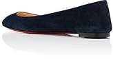 Thumbnail for your product : Christian Louboutin Women's Eloise Suede Flats - Marine