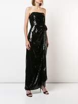 Thumbnail for your product : Prabal Gurung strapless gathered sequin gown