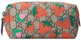 Thumbnail for your product : Gucci GG Cosmetic Case with Strawberry Print