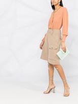 Thumbnail for your product : Elisabetta Franchi V-neck long-sleeve blouse