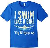 Thumbnail for your product : I Swim Like A Girl T-shirt - Try To Keep Up Tee
