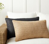 Thumbnail for your product : Pottery Barn Faux Natural Fiber Honeycomb Indoor/Outdoor Lumbar Pillow