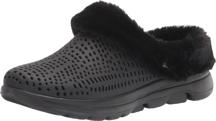 skechers clogs with fur