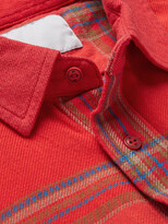 Thumbnail for your product : Adsum Checked Cotton-Flannel Shirt