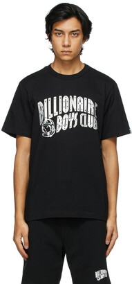 Billionaire Boys Club Black & Silver Glitter Arch Logo T-Shirt