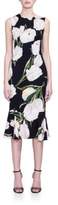 Thumbnail for your product : Dolce & Gabbana Stretch Silk Floral Dress