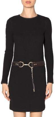 Dolce & Gabbana Leather Embellished Belt