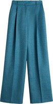 Tailored Wide-Leg Trousers 