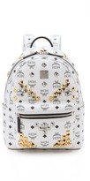 Thumbnail for your product : MCM Small Stark Studded Backpack