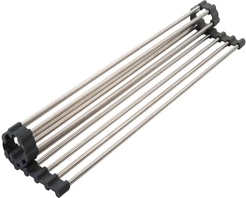 Kitchen Details Roll Up Over the Sink Drying Rack