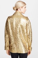 Thumbnail for your product : Lanvin Leopard Brocade Coat