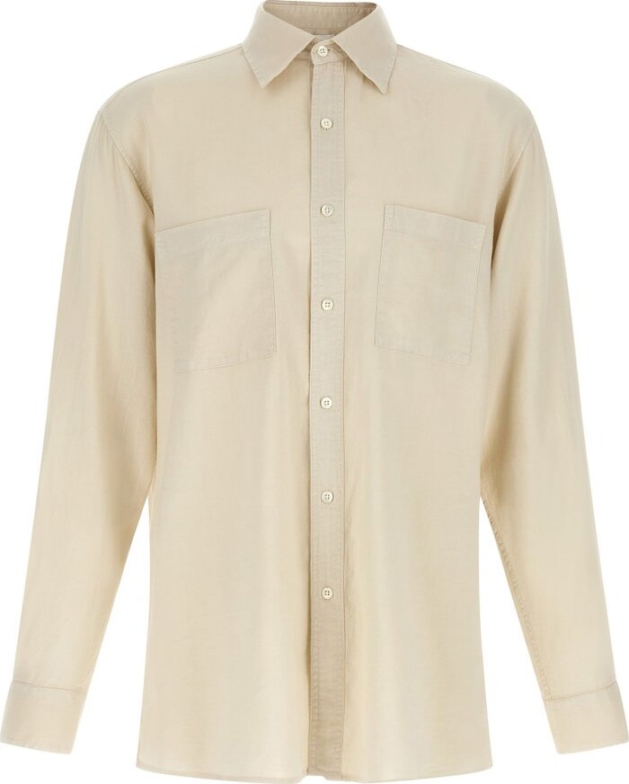Cellar Door Paul Pocket Long Sleeve Shirt