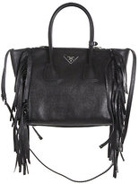 Thumbnail for your product : Prada Glace Fringed Twin-Pocket Tote