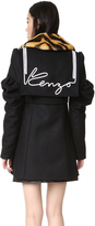 Thumbnail for your product : Kenzo Ruffle Sleeve Trench Coat