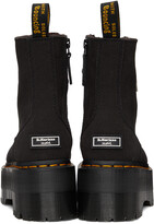Thumbnail for your product : Dr. Martens Black X-girl Edition Canvas Jadon Platform Boots