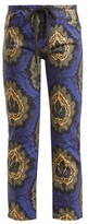 Thumbnail for your product : Isabel Marant Rupsy Floral-print Cropped Jeans - Blue Multi