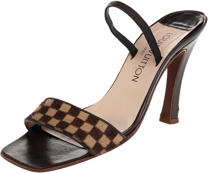 Louis Vuitton Women's Brown Sandals | ShopStyle