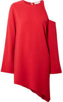 IRO - Awati Asymmetric Cutout Crepe Mini Dress - Red