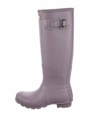 purple hunter rain boots