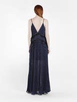 Thumbnail for your product : Self-Portrait WOMEN'S BLUE PLUMETIS MAXI DRESS