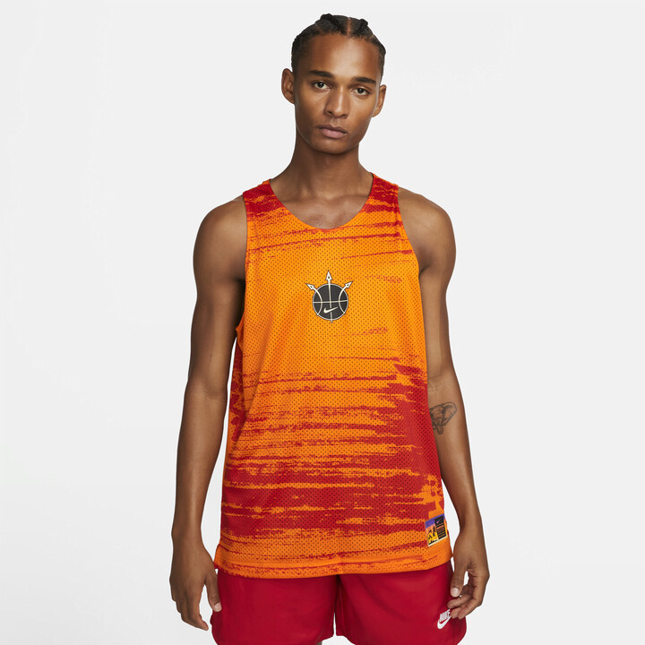 Nike Men's Standard Issue Mesh Basketball Jersey in Orange ShopStyle