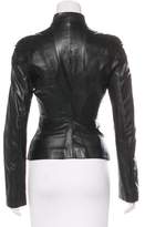 Thumbnail for your product : Emporio Armani Leather Zip-Up Jacket