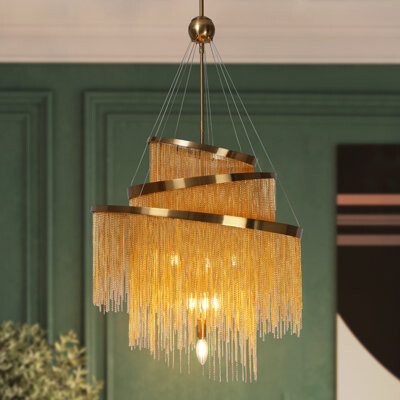 Mercer41 Achai 7 - Light Dimmable Chandelier