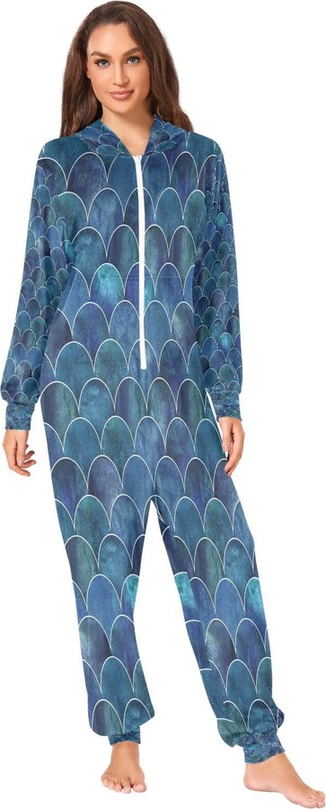 SANFASHION Onesie Womens Comfy Pyjamas Mens Soft Sleepsuit Gifts - Main Image