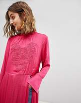 Thumbnail for your product : Free People New Day Embroidered Long Tunic Top