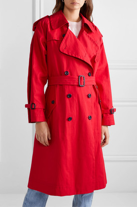 Marc Jacobs Cotton-poplin Trench Coat - Red