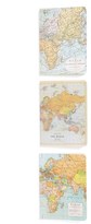 Thumbnail for your product : Cavallini & Co. Vintage Maps Mini Notebooks (Set of 3)