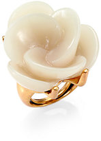 Thumbnail for your product : Oscar de la Renta Swirl Flower Cocktail Ring
