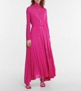 Thumbnail for your product : Proenza Schouler Pleated jersey maxi dress
