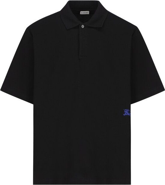Burberry Logo Embroidered Short Sleeved Polo Shirt
