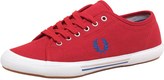 Thumbnail for your product : Fred Perry Mens Vintage Tennis Canvas Pumps Winter Red